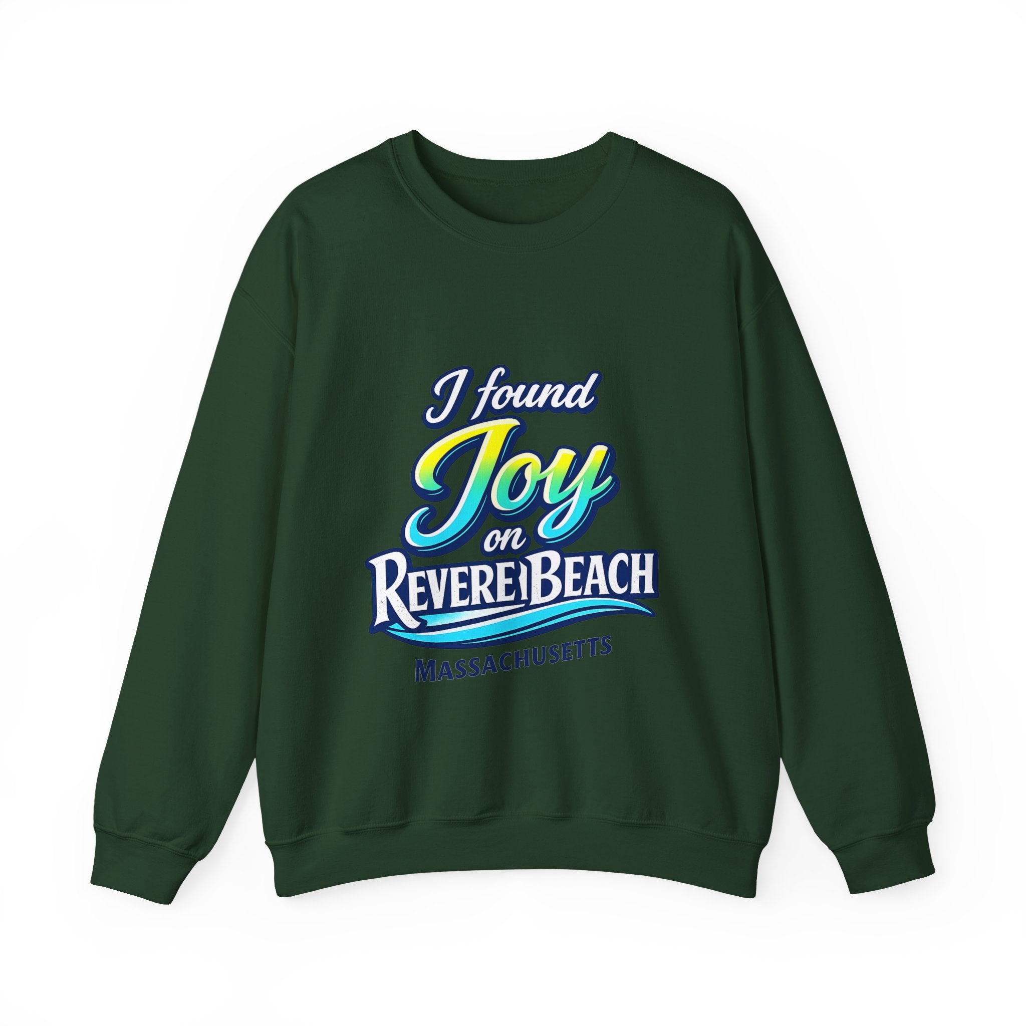 Revere Beach Sweatshirt — “I Found Joy on Revere Beach” Travel Souvenir Crewneck