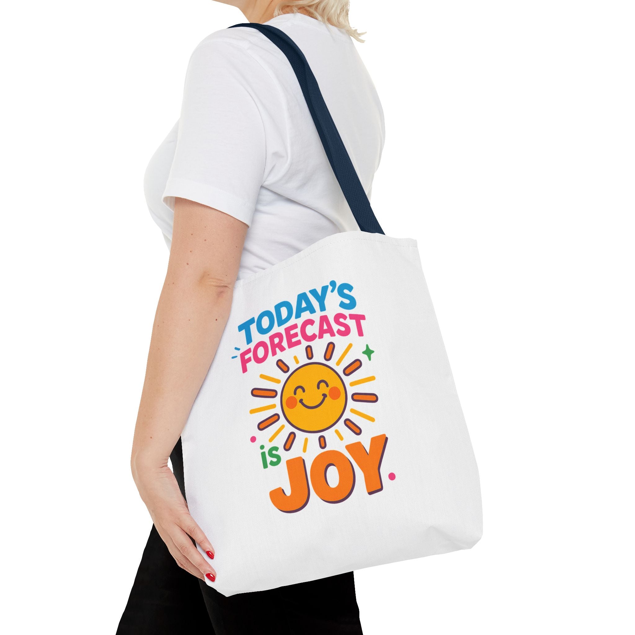 Joy Forecast Smiley Tote Bag