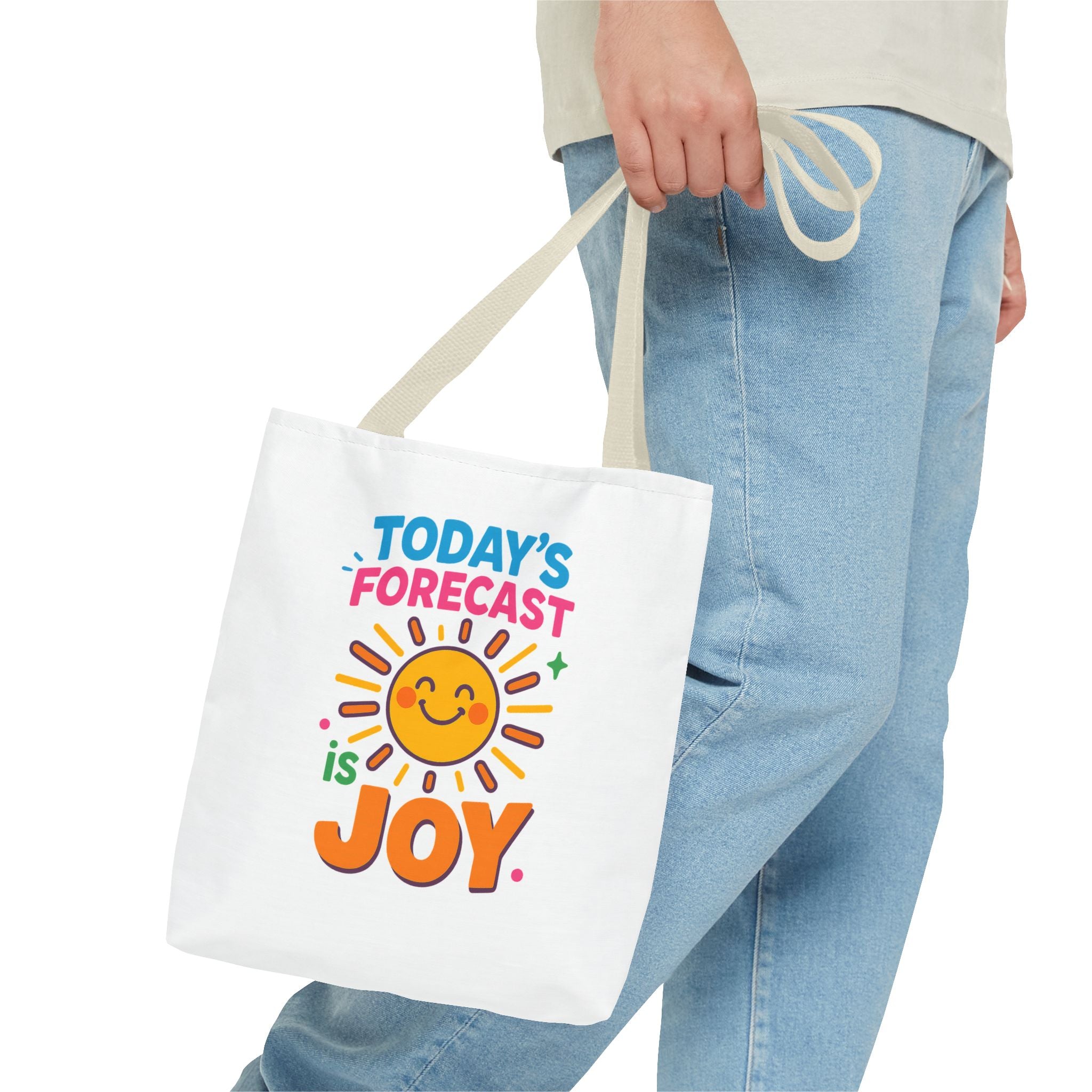 Joy Forecast Smiley Tote Bag