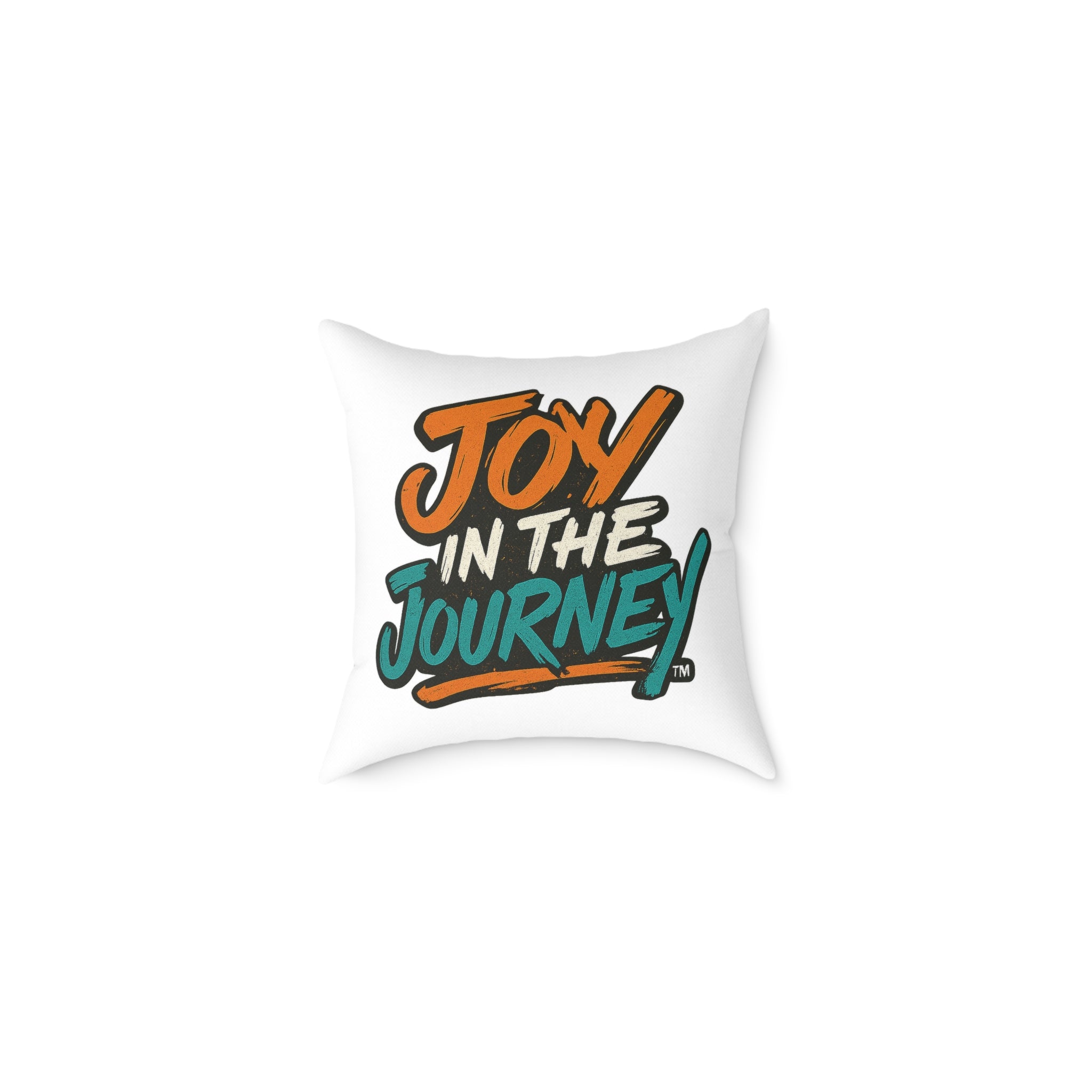Joy in the Journey Square Canvas Pillow