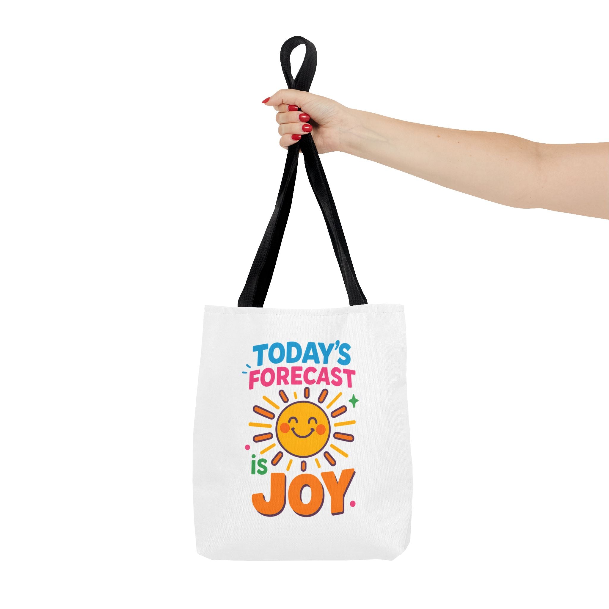 Joy Forecast Smiley Tote Bag