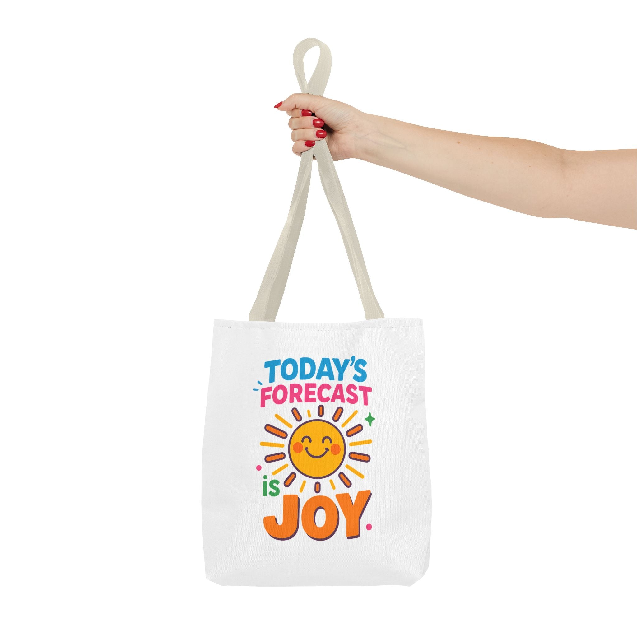 Joy Forecast Smiley Tote Bag