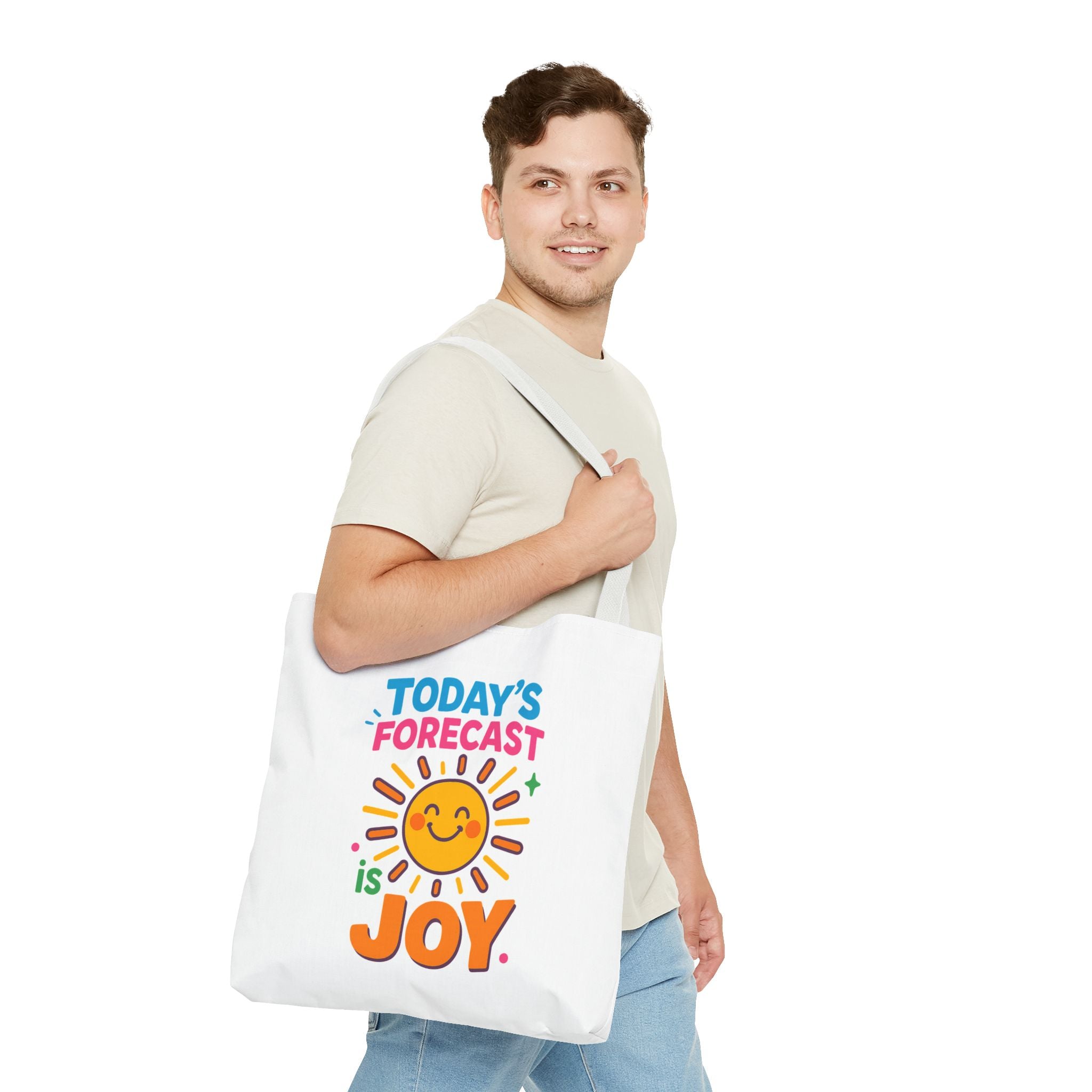 Joy Forecast Smiley Tote Bag