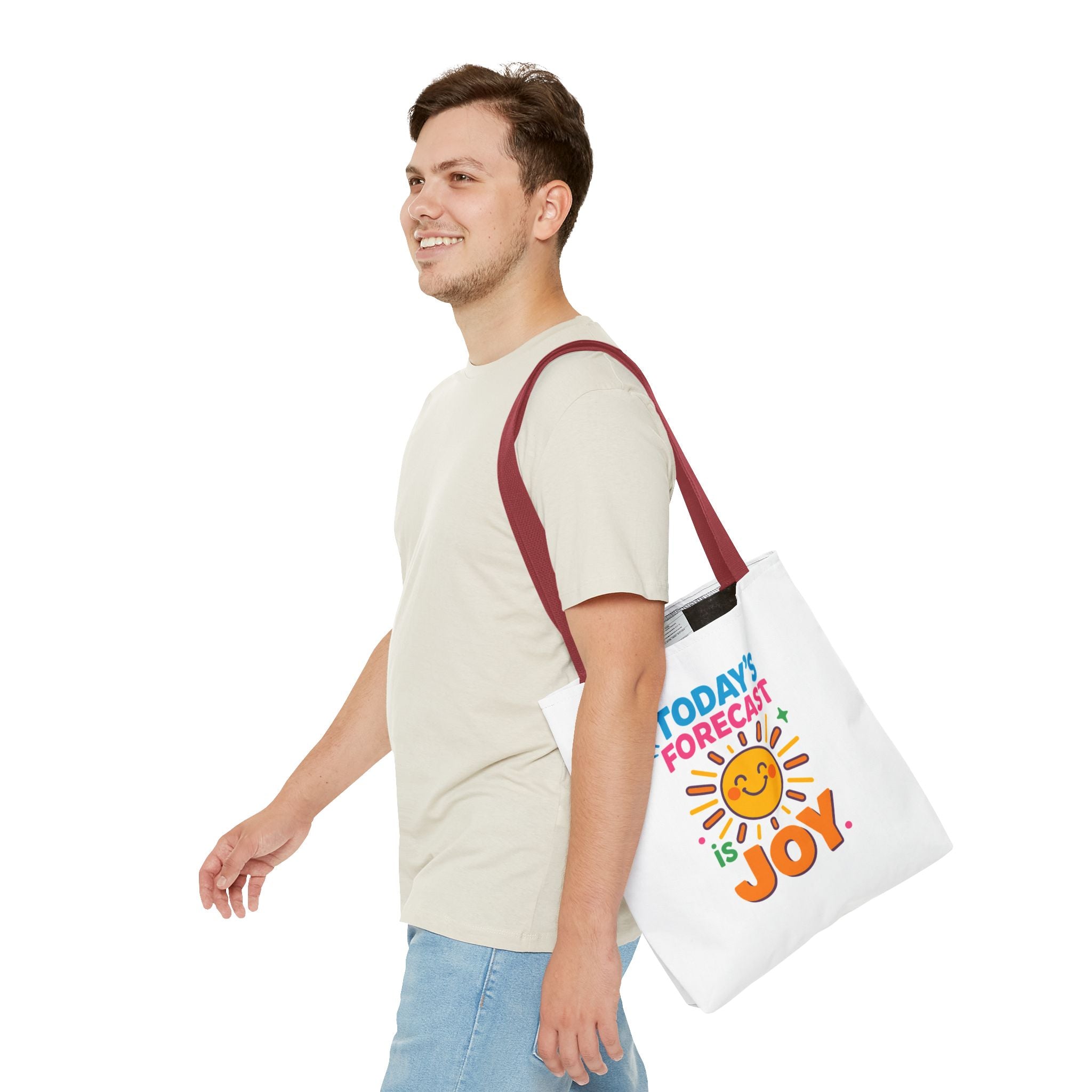 Joy Forecast Smiley Tote Bag