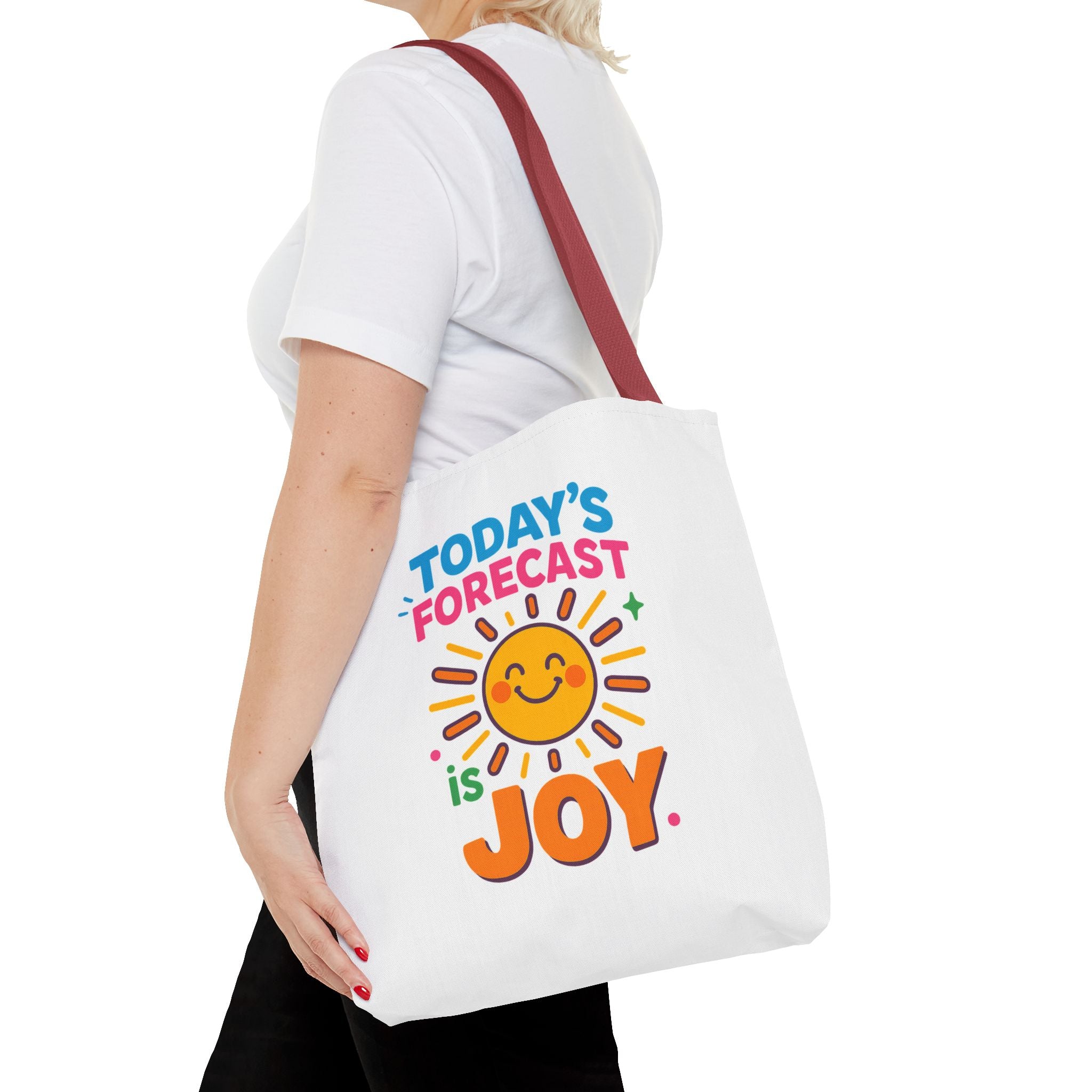 Joy Forecast Smiley Tote Bag