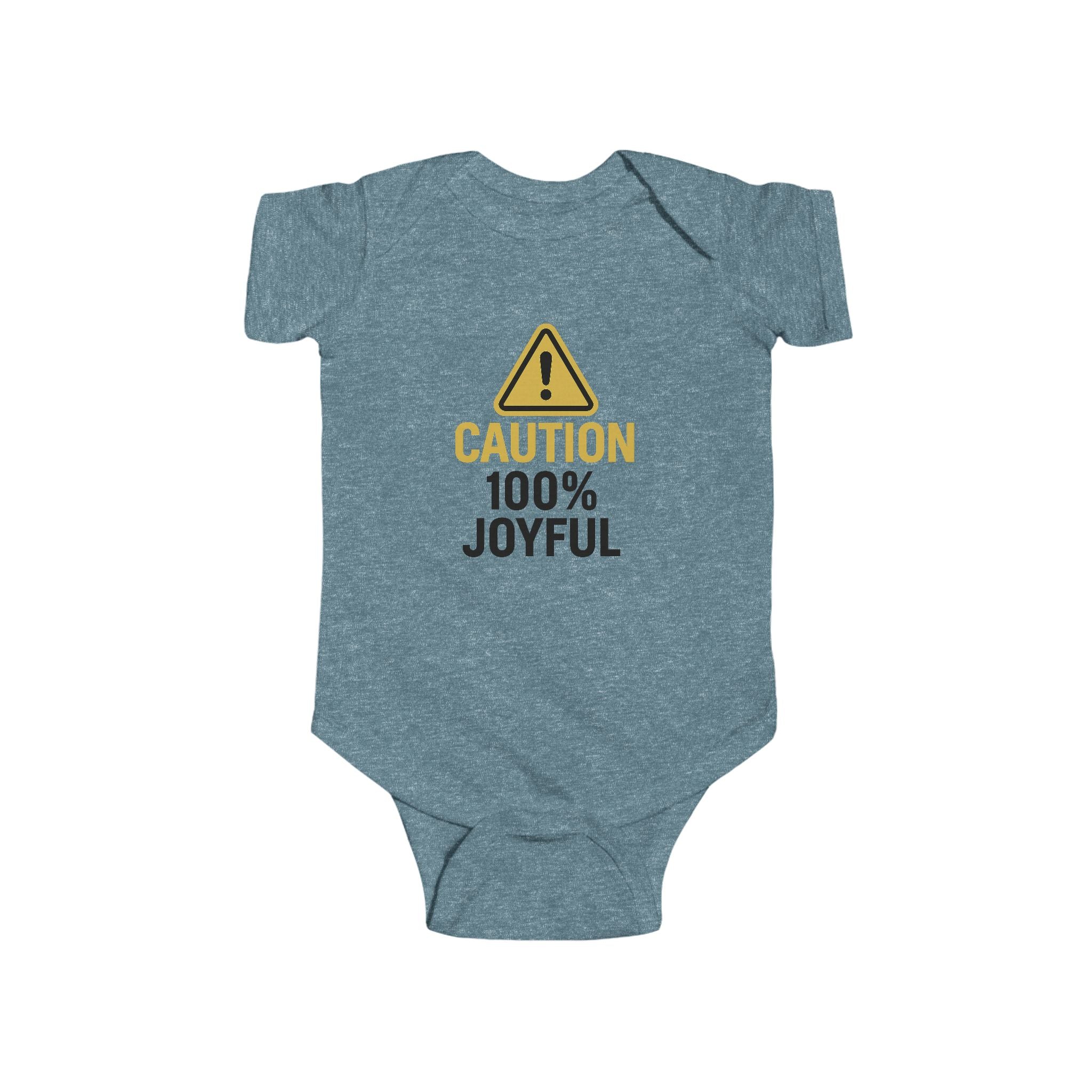 Caution 100% Joyful Infant Bodysuit