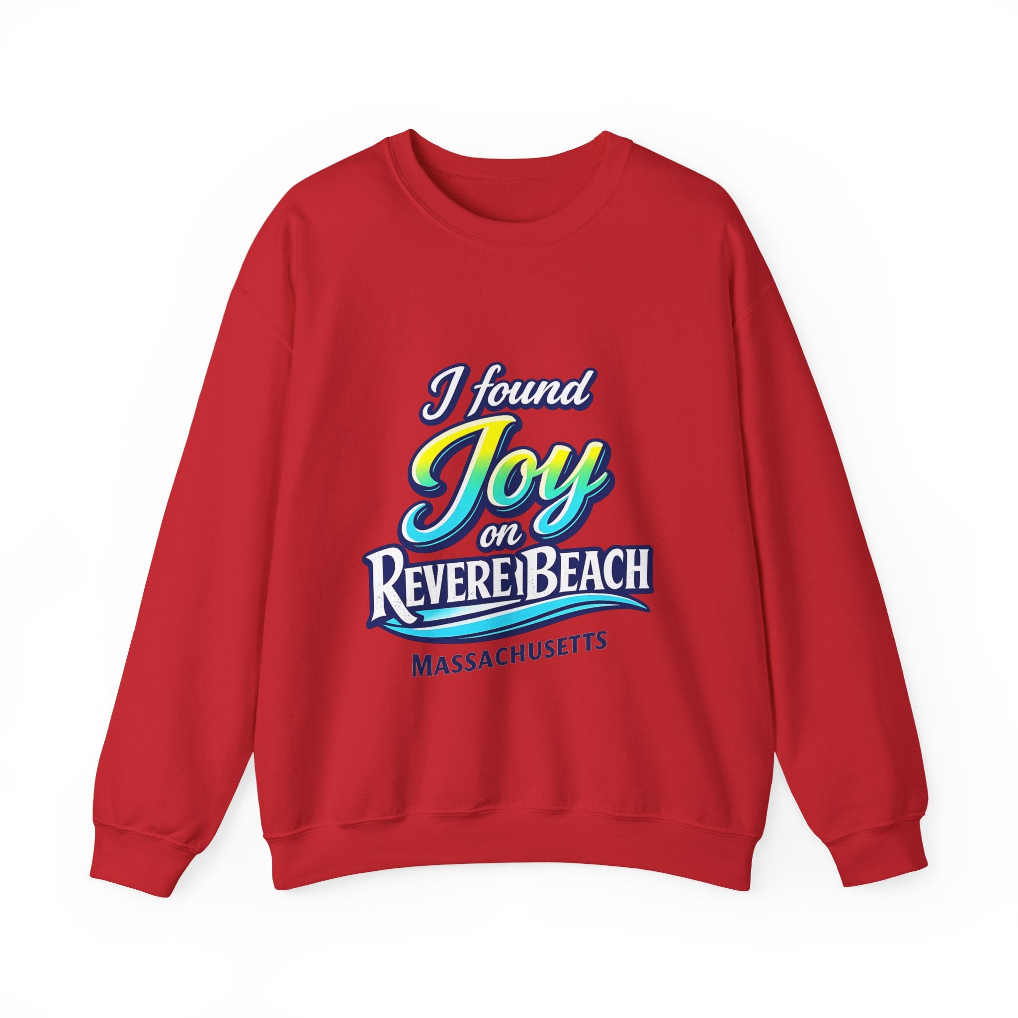 Revere Beach Sweatshirt — “I Found Joy on Revere Beach” Travel Souvenir Crewneck