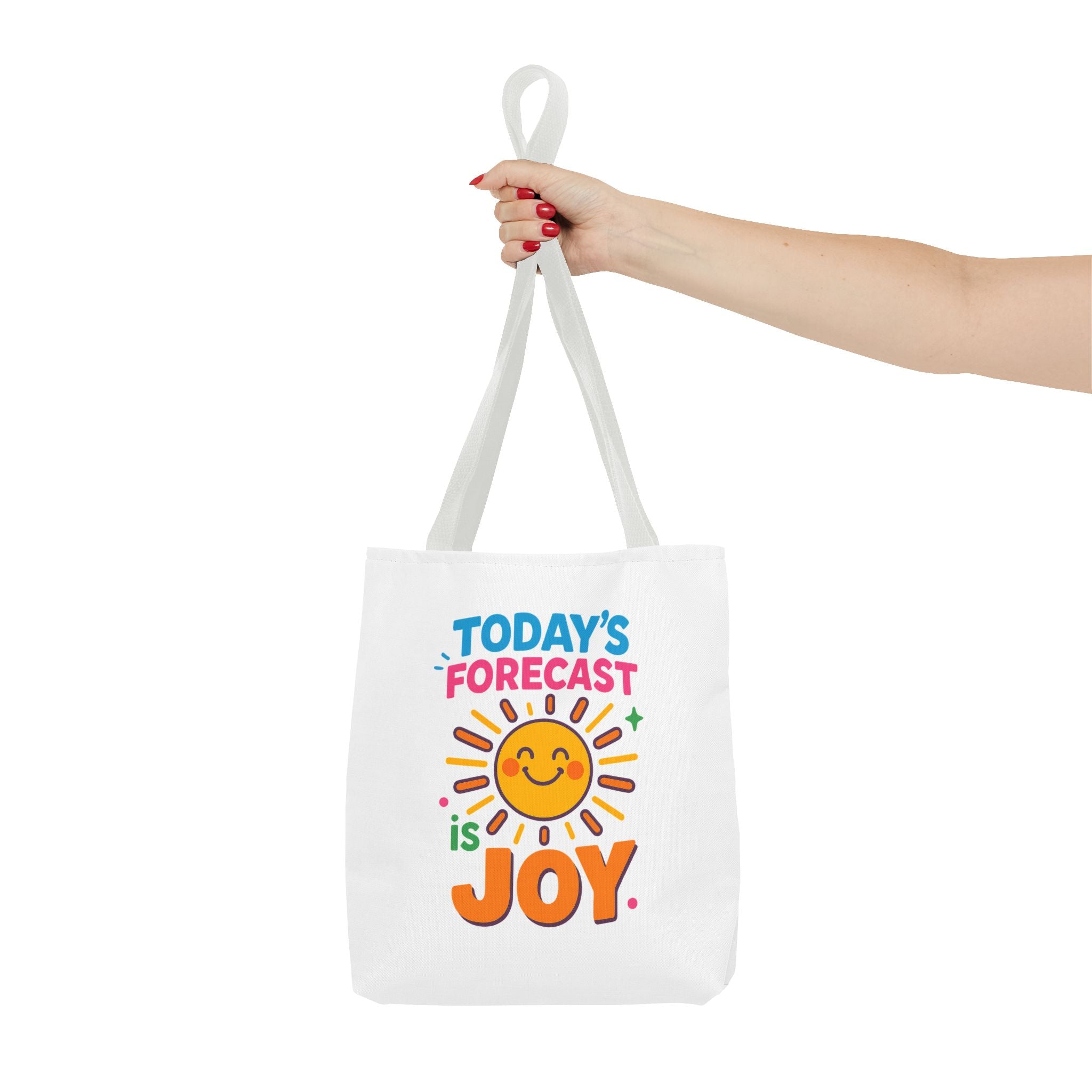 Joy Forecast Smiley Tote Bag