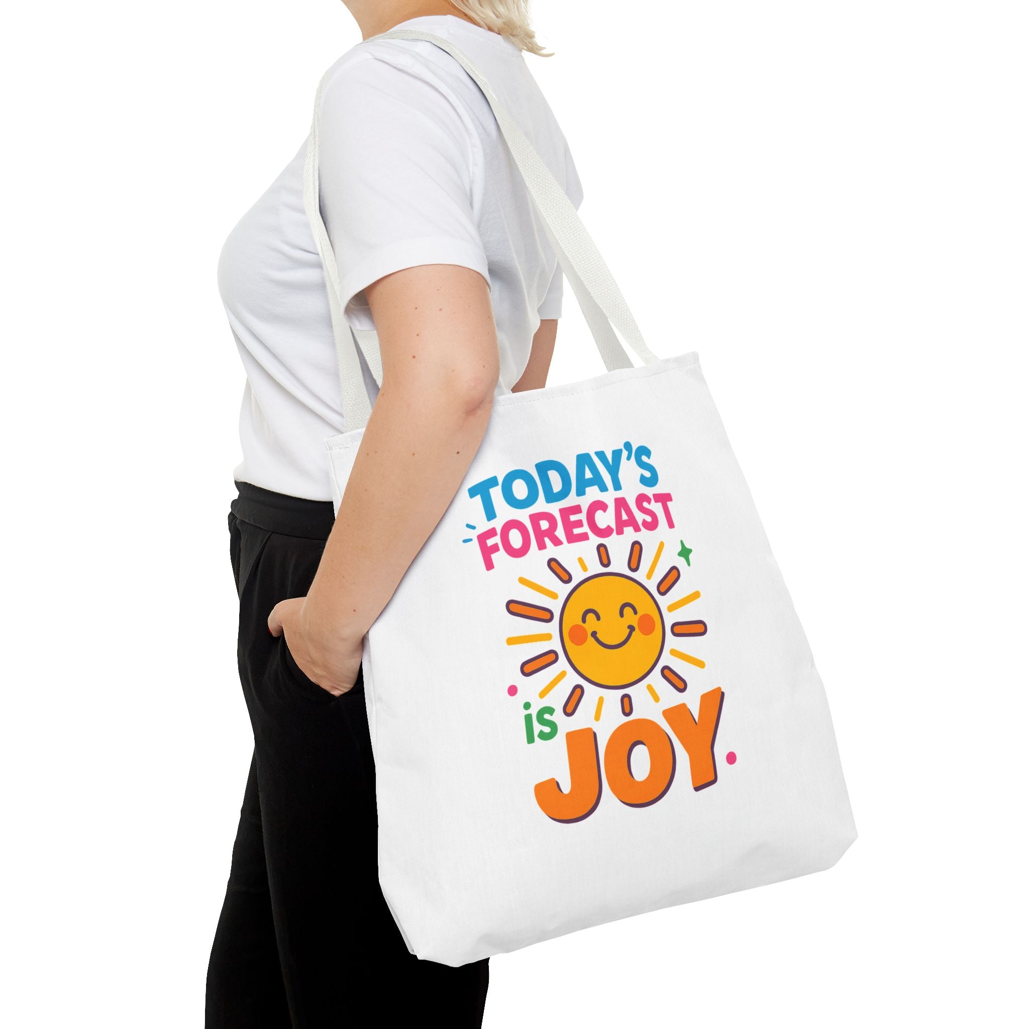 Joy Forecast Smiley Tote Bag