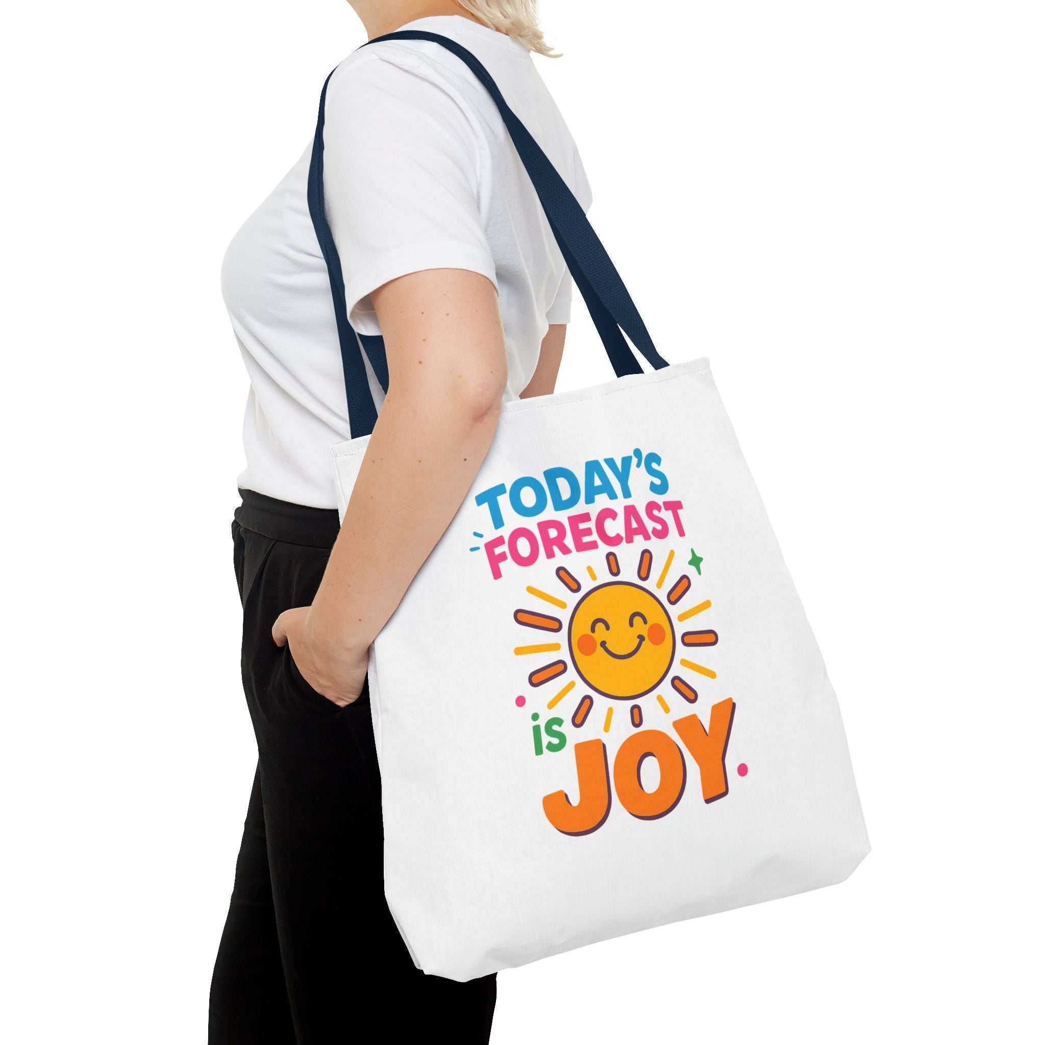 Joy Forecast Smiley Tote Bag