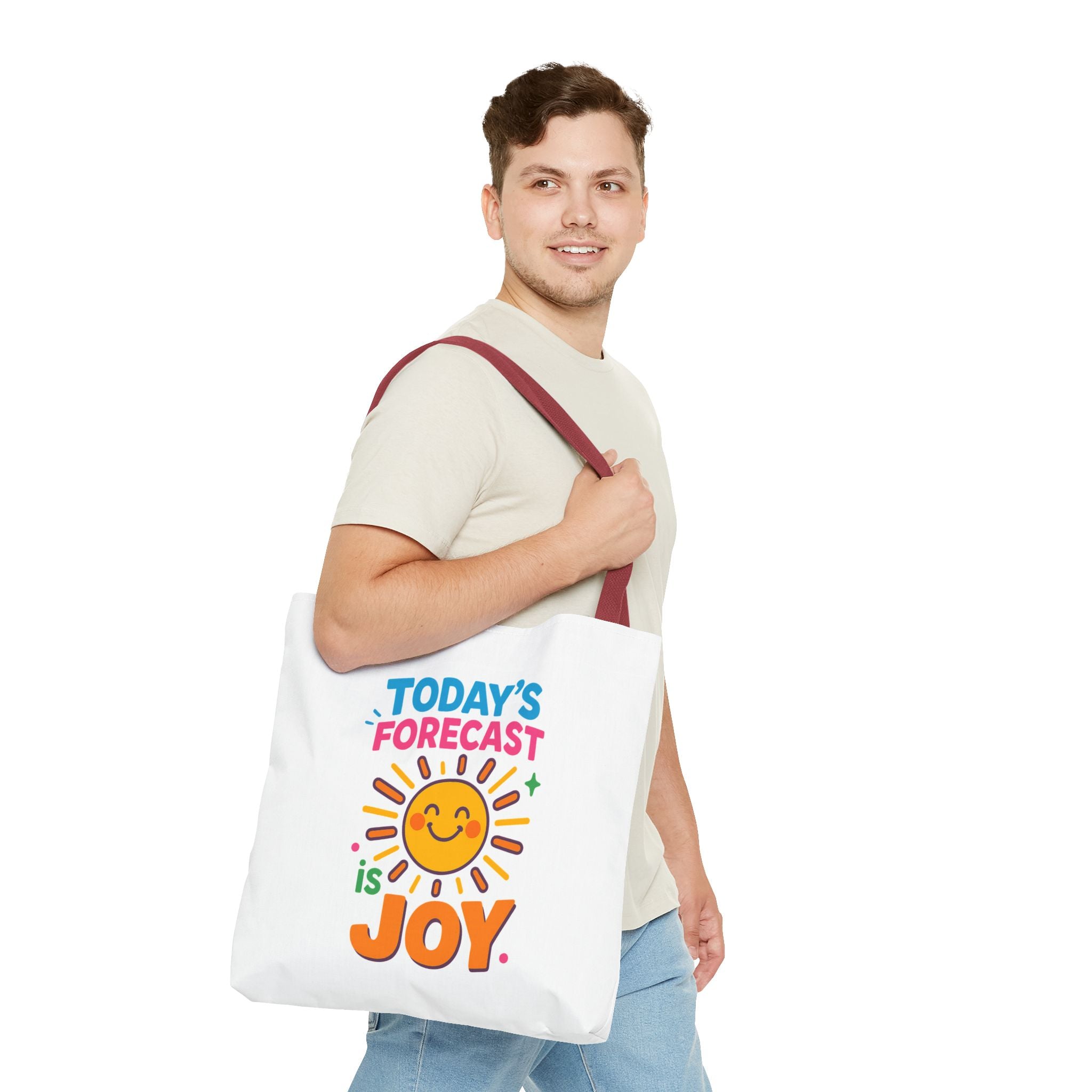 Joy Forecast Smiley Tote Bag