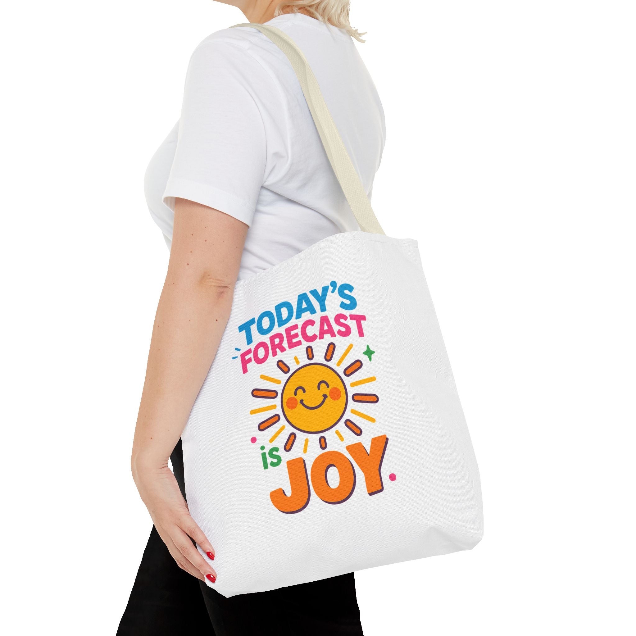 Joy Forecast Smiley Tote Bag