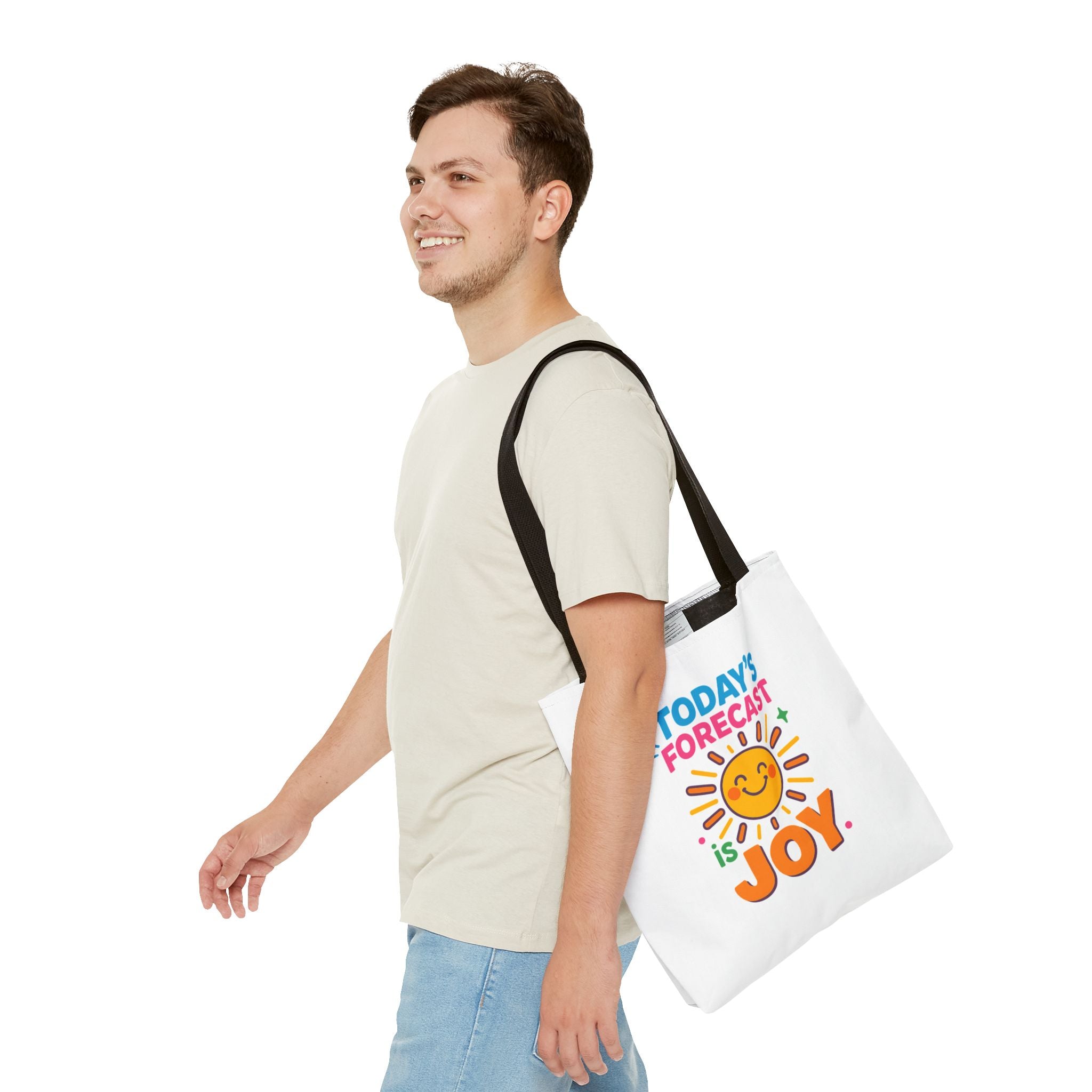 Joy Forecast Smiley Tote Bag