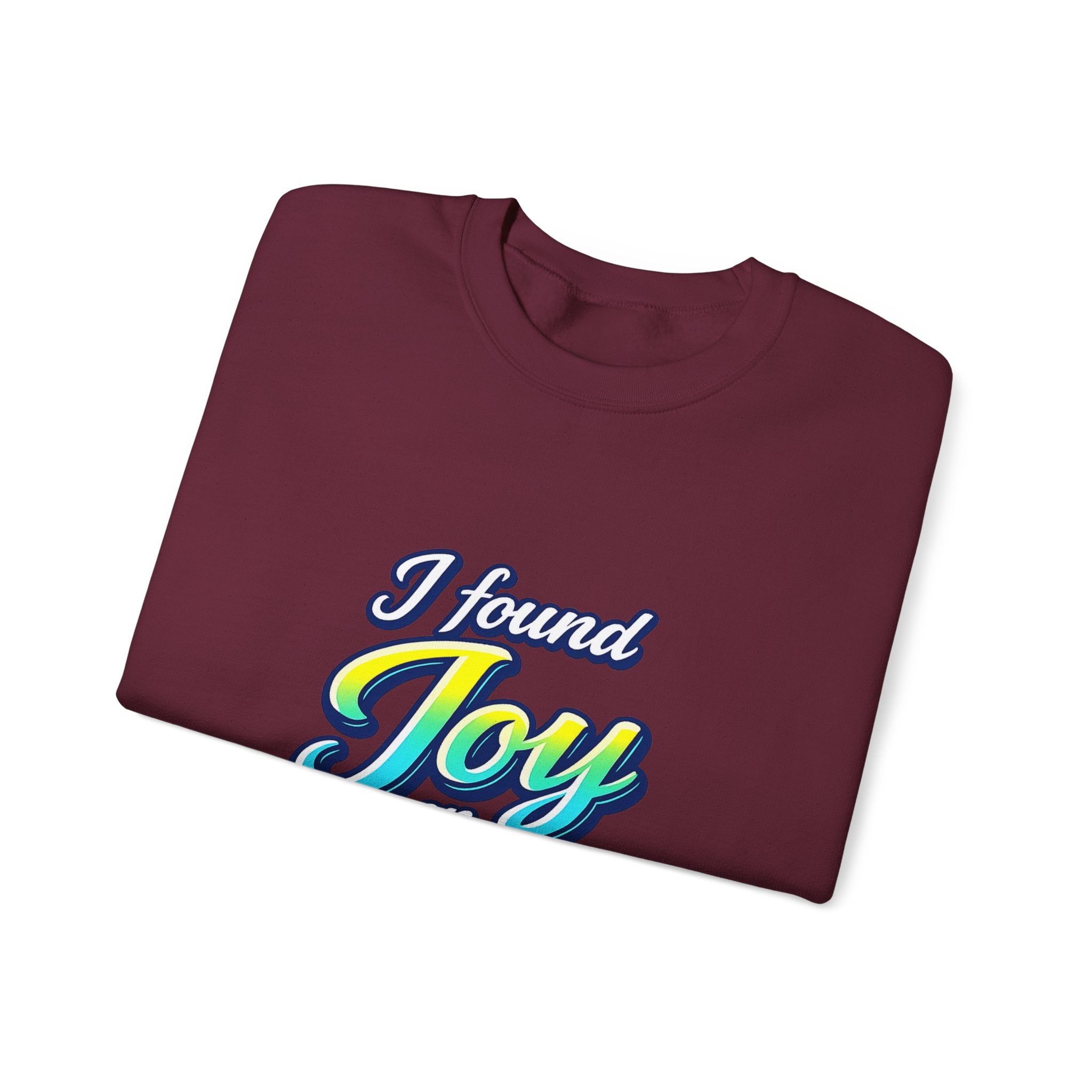 Revere Beach Sweatshirt — “I Found Joy on Revere Beach” Travel Souvenir Crewneck