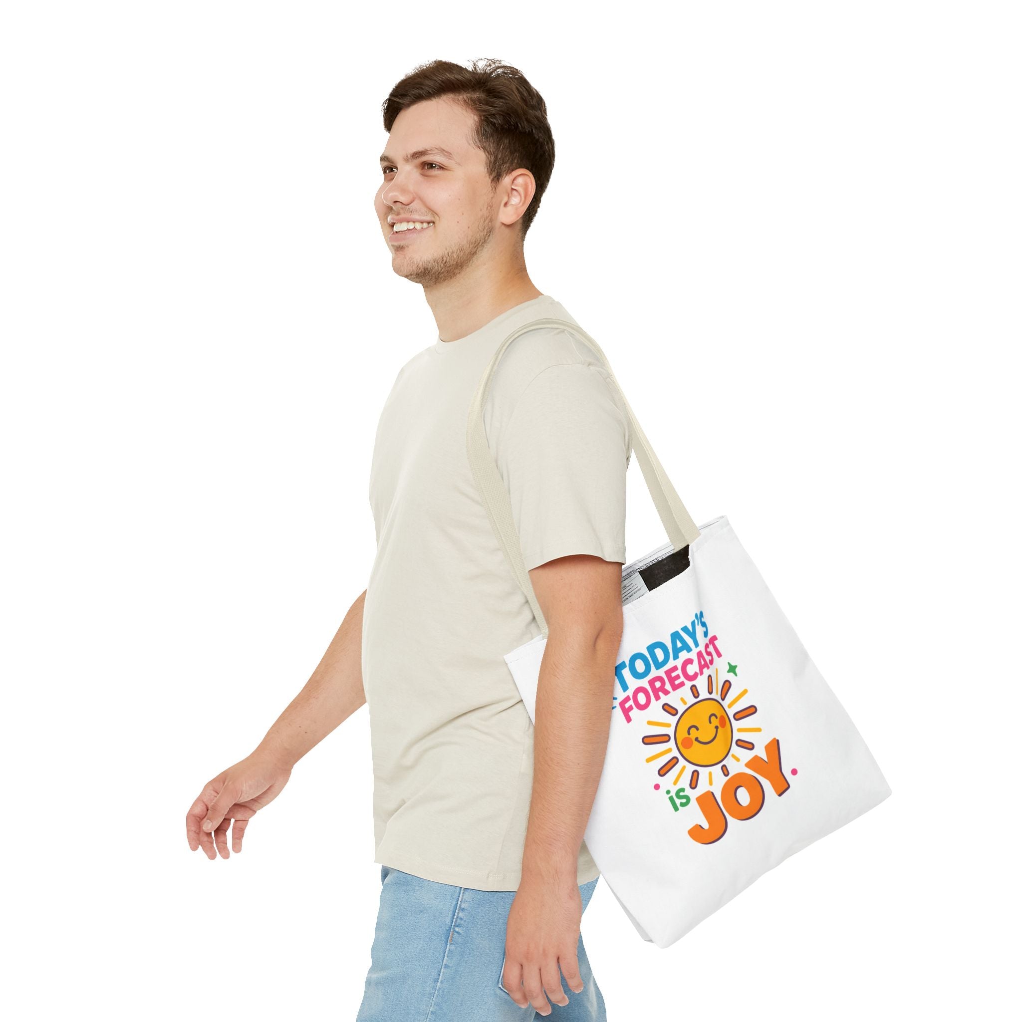 Joy Forecast Smiley Tote Bag