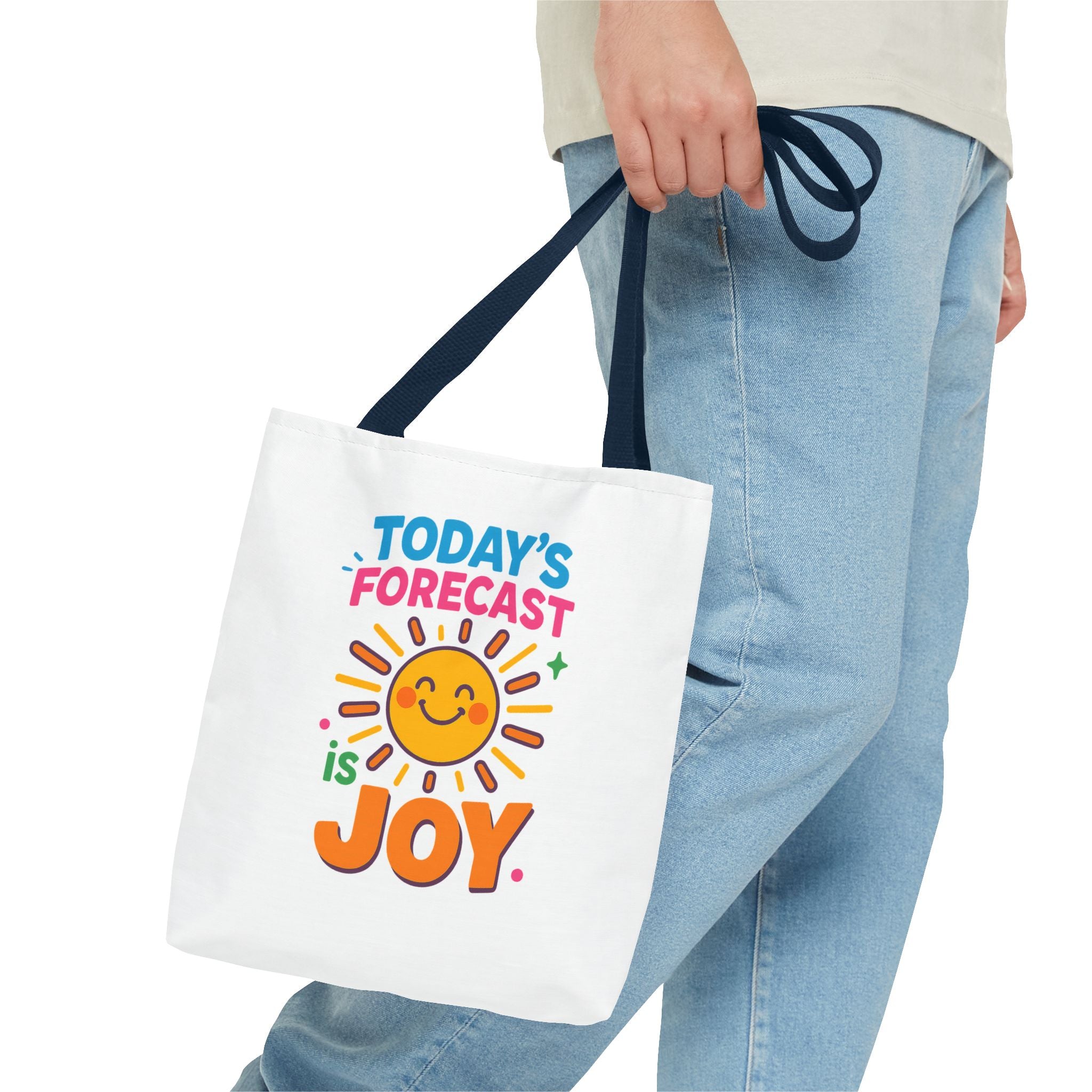 Joy Forecast Smiley Tote Bag
