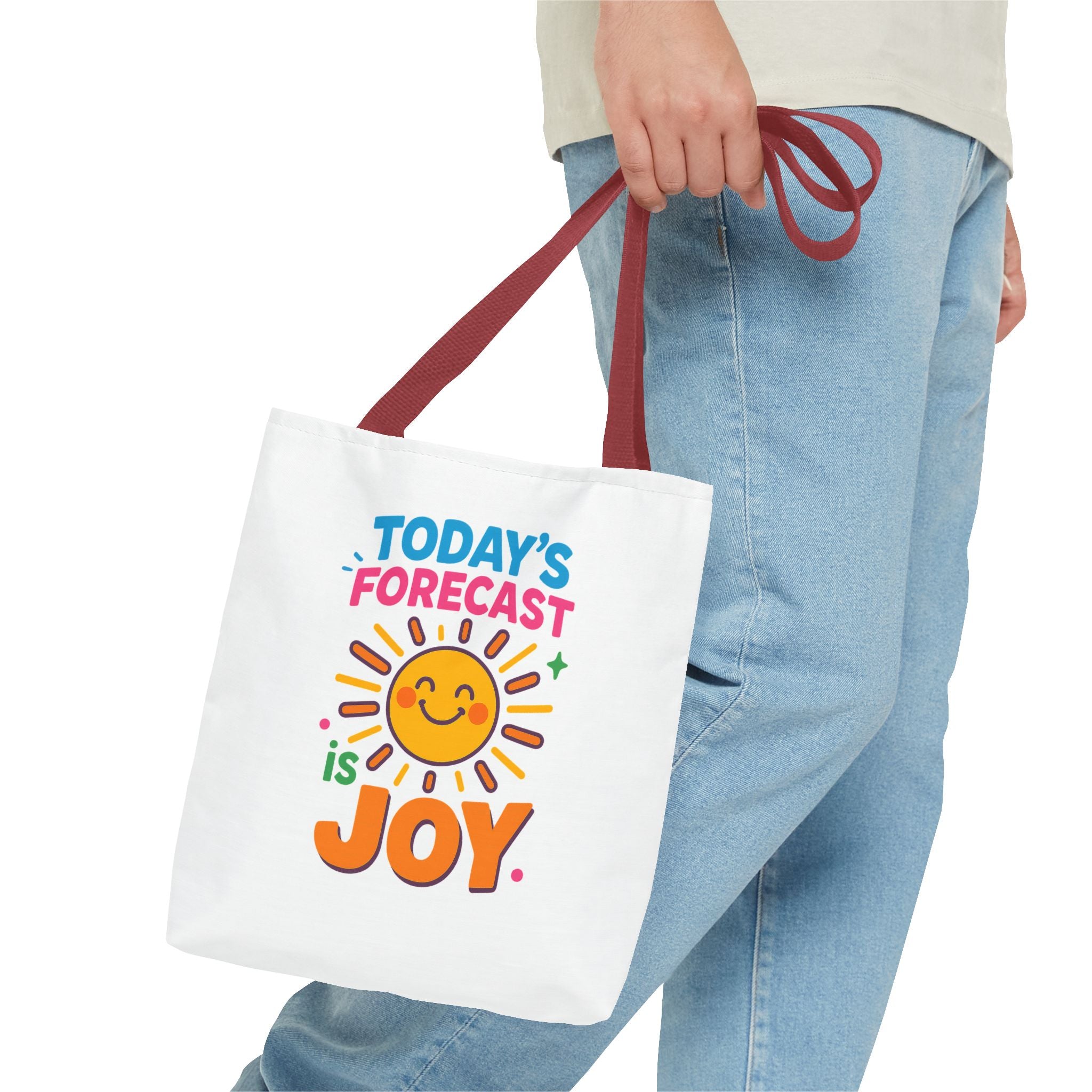 Joy Forecast Smiley Tote Bag