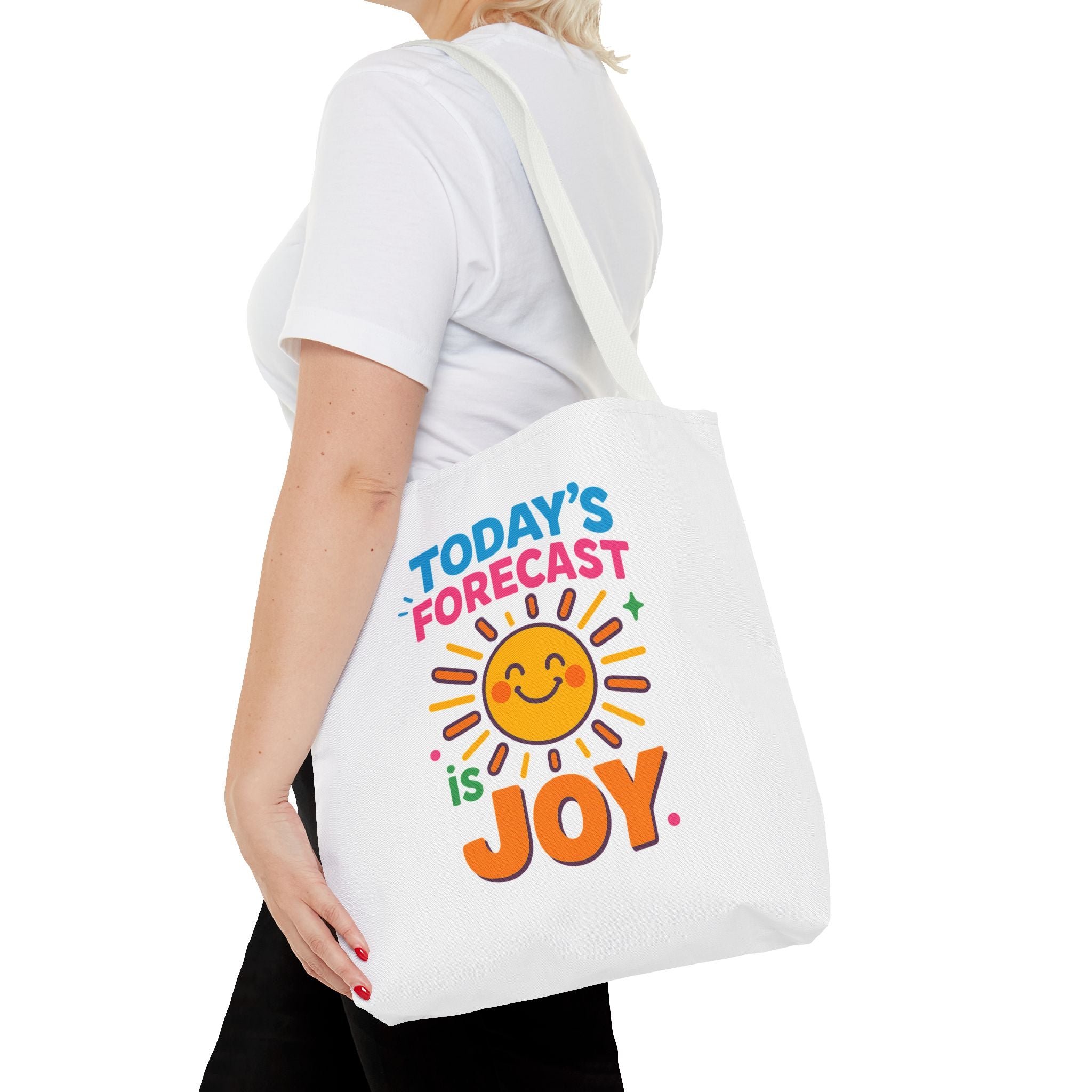 Joy Forecast Smiley Tote Bag
