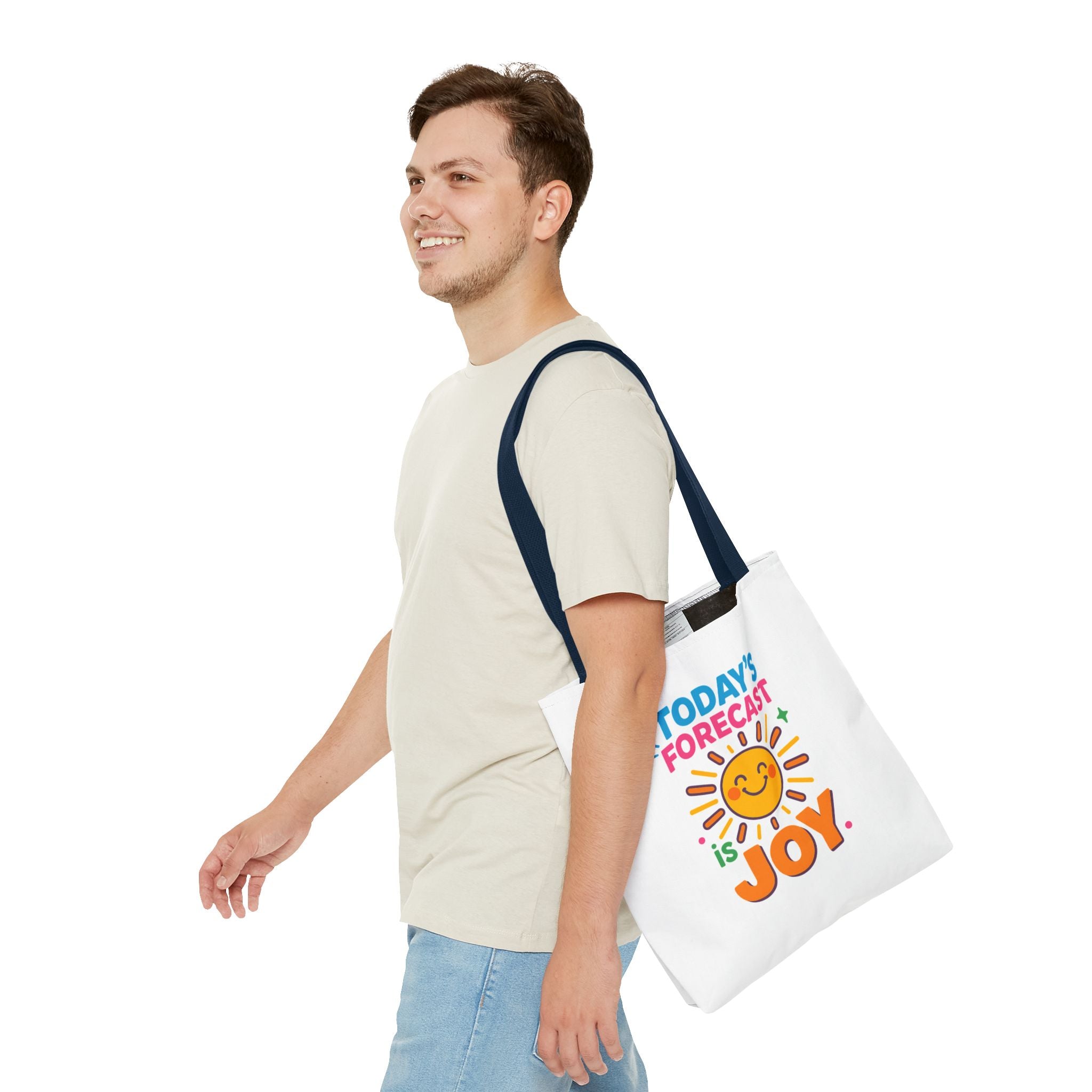 Joy Forecast Smiley Tote Bag