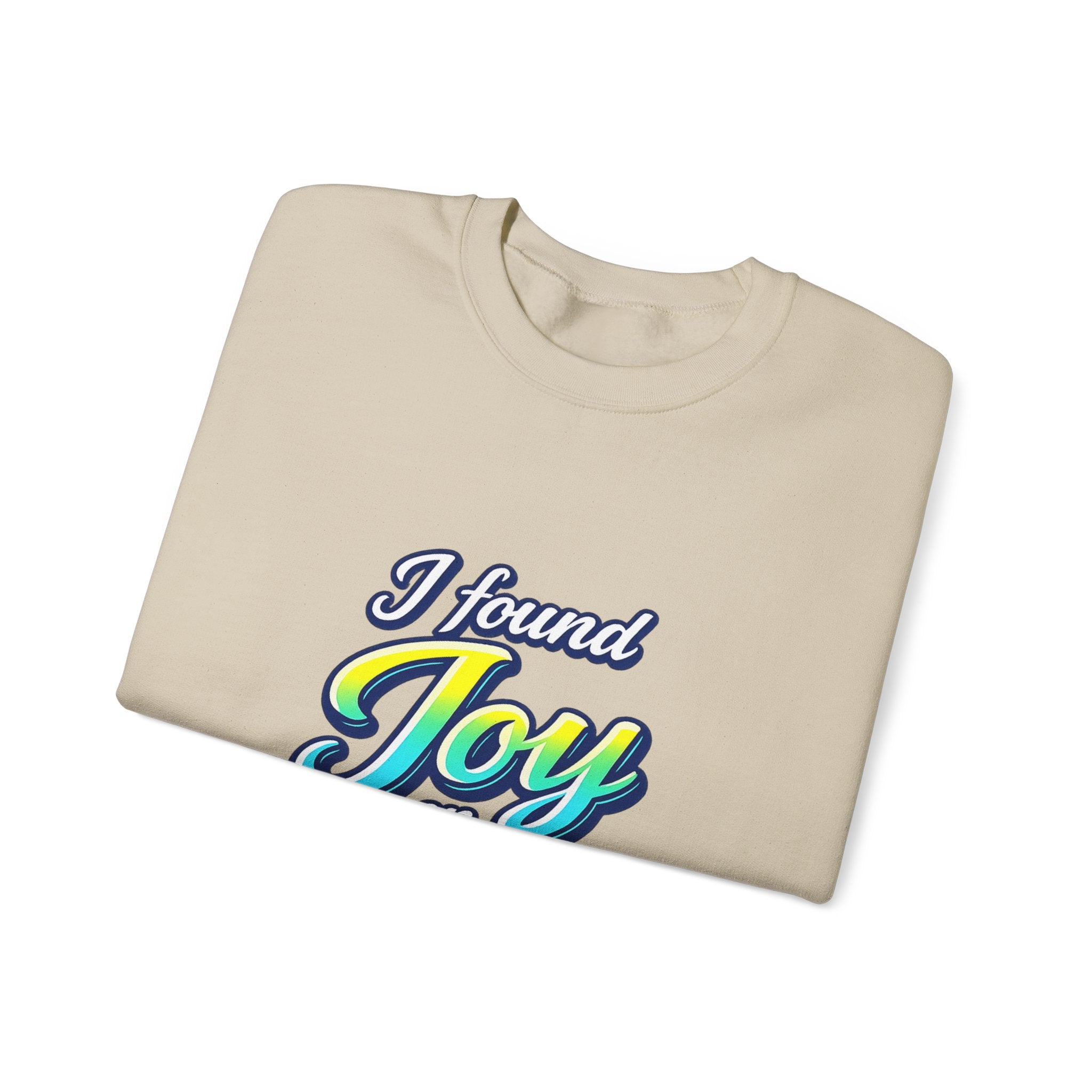 Revere Beach Sweatshirt — “I Found Joy on Revere Beach” Travel Souvenir Crewneck