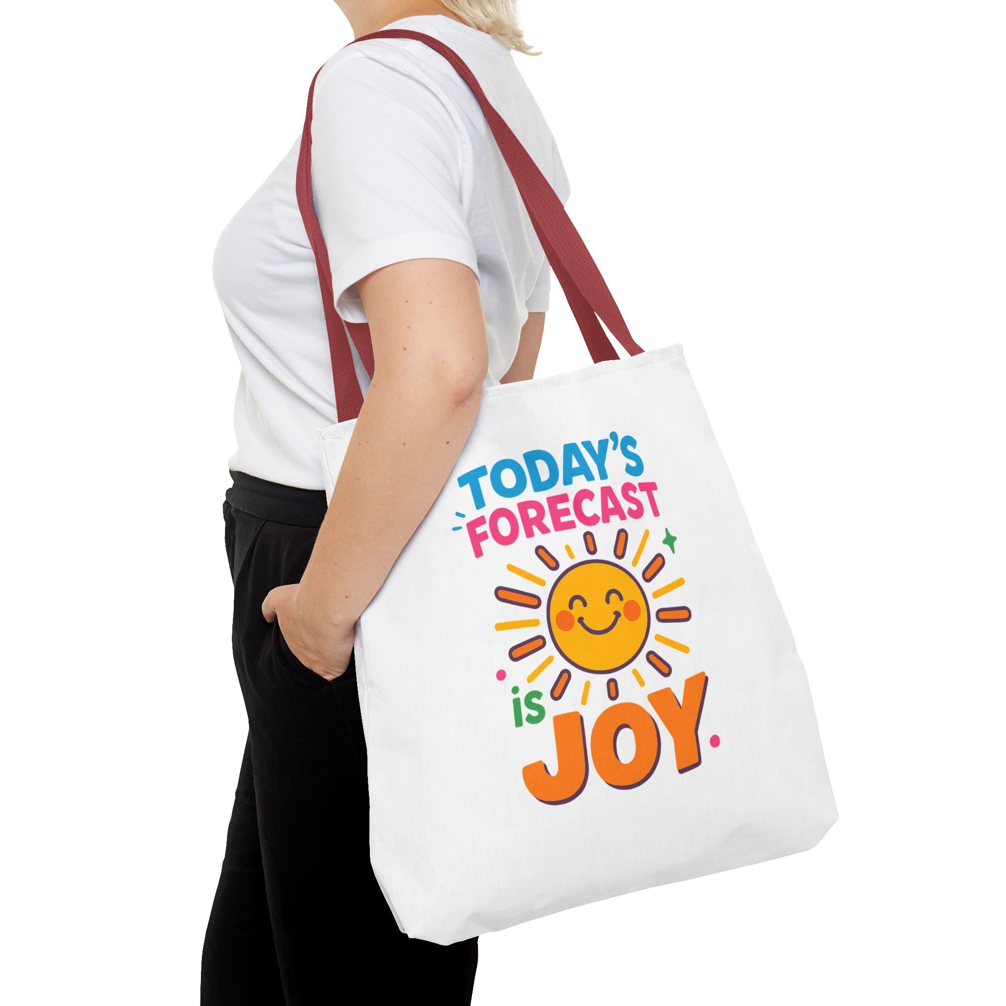 Joy Forecast Smiley Tote Bag