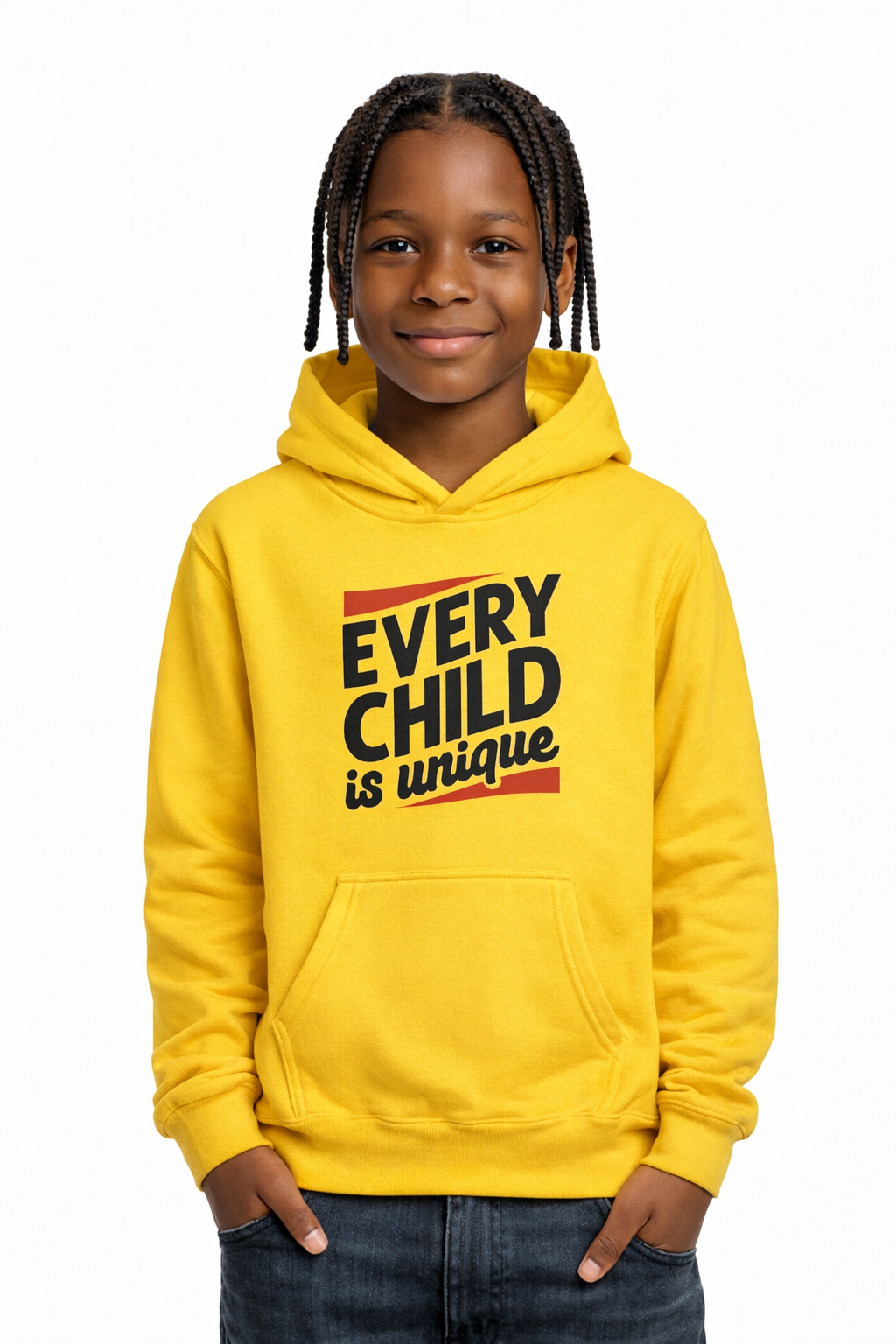 Every Child Is Unique Youth Hoodie – Inspirational Kids Sweatshirt