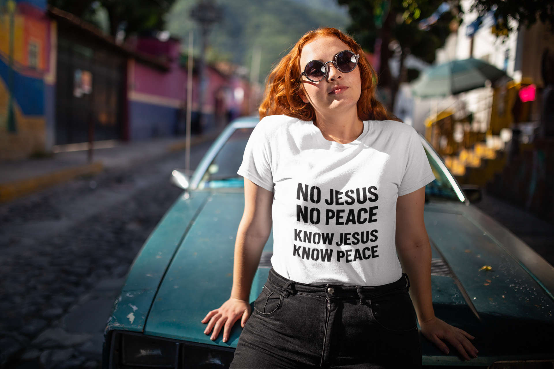 No Jesus, No Peace — Know Jesus, Know Peace T-Shirt
