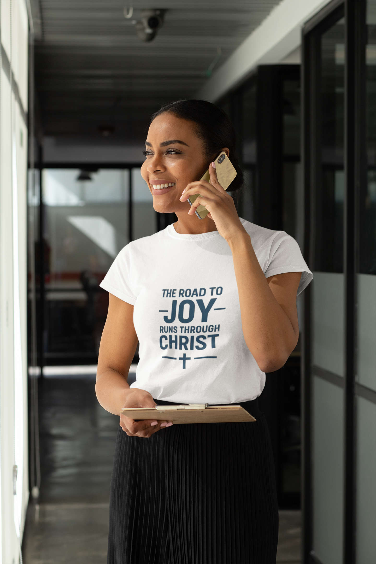 The Road to Joy Runs Through Christ Unisex T-Shirt