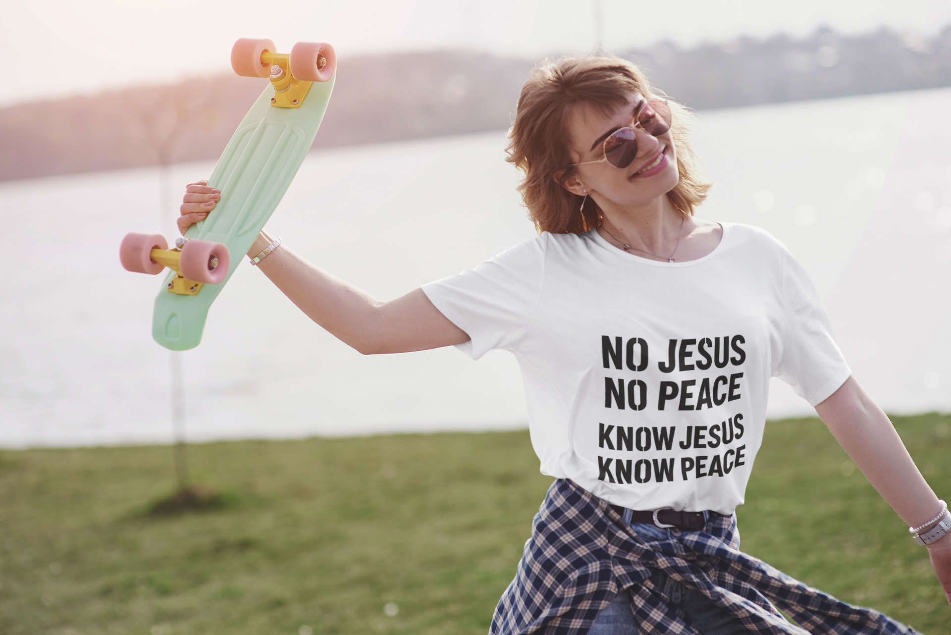 No Jesus, No Peace — Know Jesus, Know Peace T-Shirt