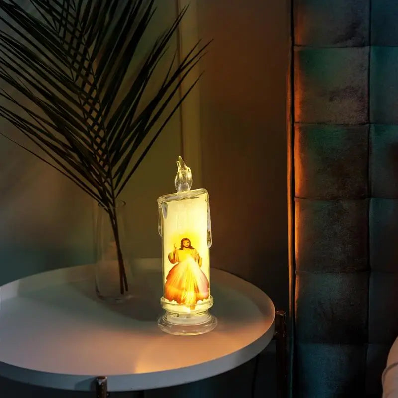 Set of 4 LED Prayer Candles — Flameless Catholic Church & Home Decor