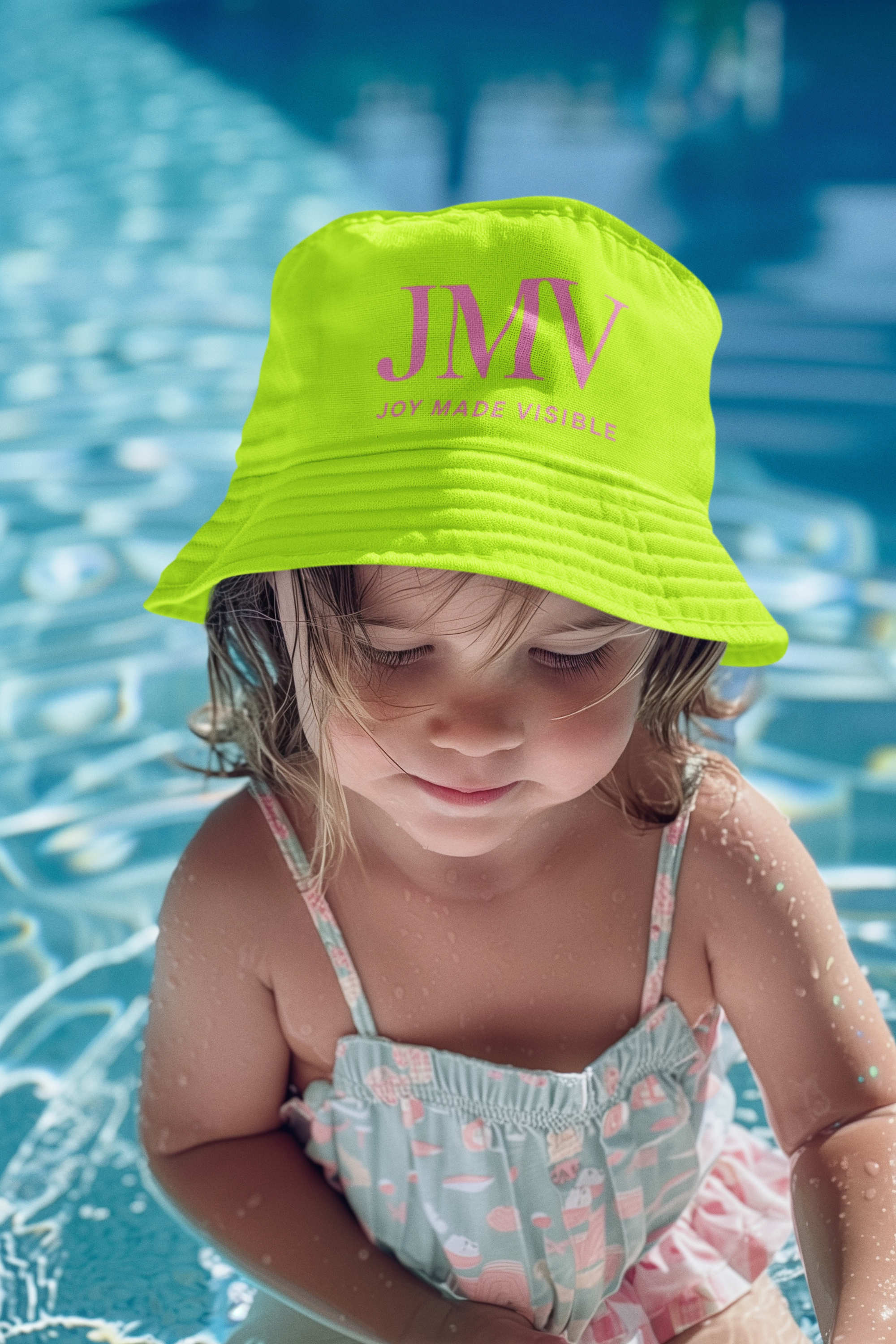 Joy Made Visible Embroidered Bucket Hat